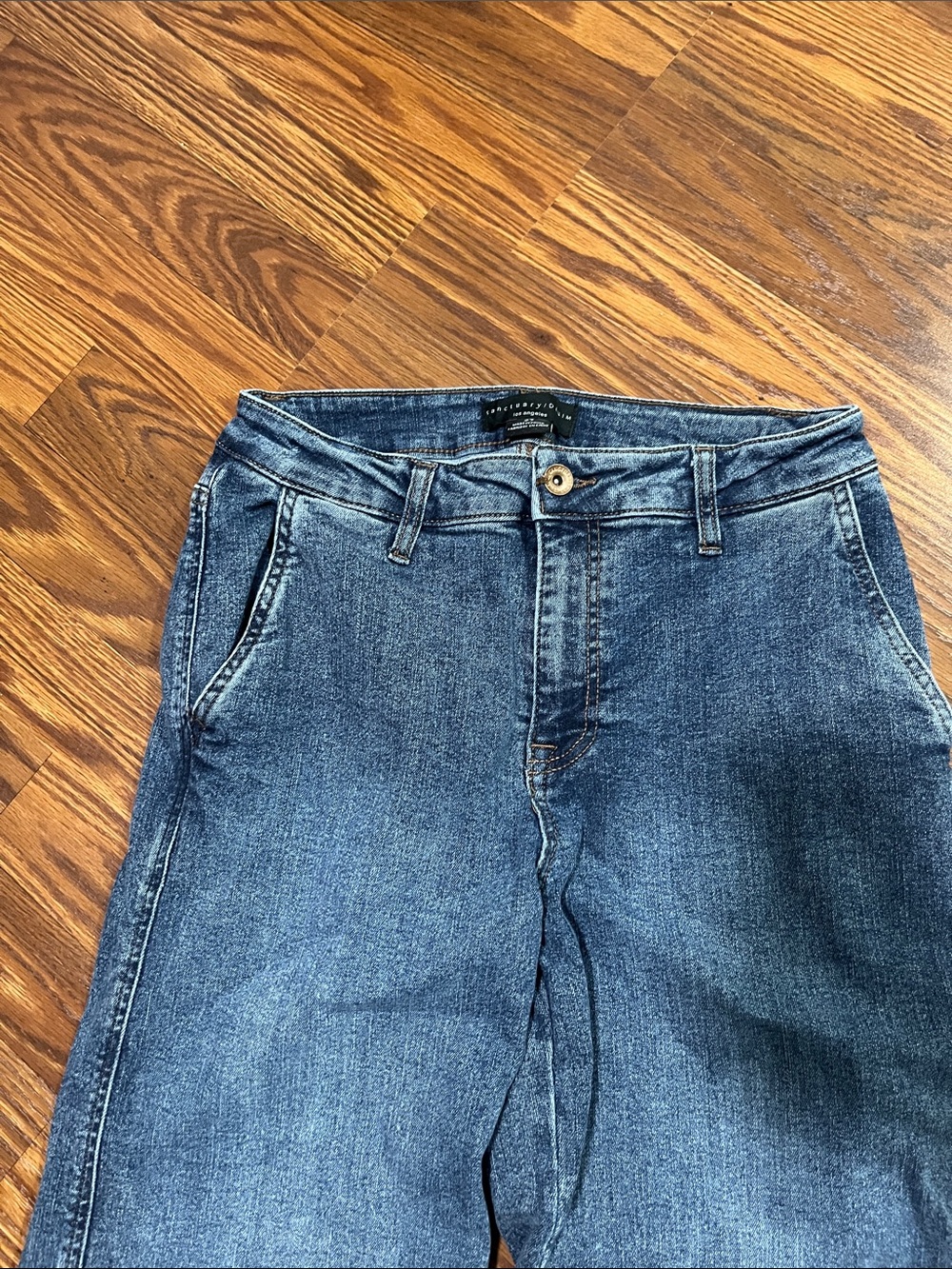Sanctuary Straight-Leg Mid Blue Women’s Jeans size 27